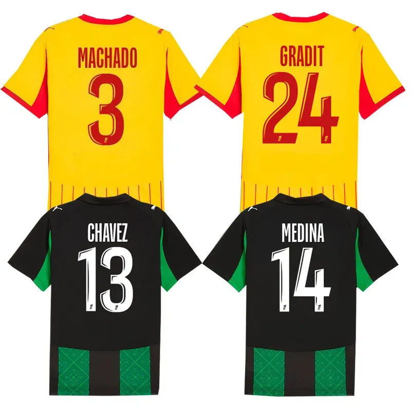 RC Lens 2025-2026 Fan Version Away Jersey