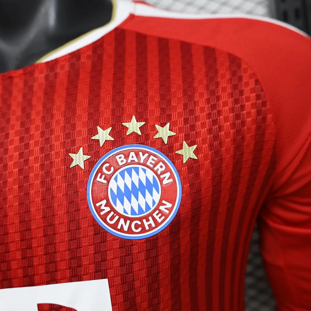 Bayern Munich 2026-2027 Player Version Home Long Sleeve Jersey