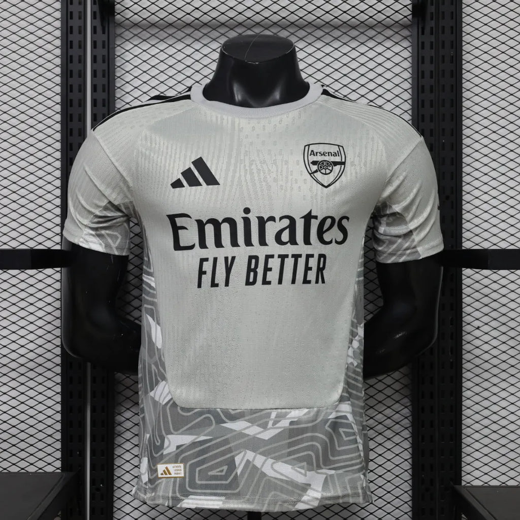 Arsenal 2026-2027 Gray Goalkeeper Player Version Jersey