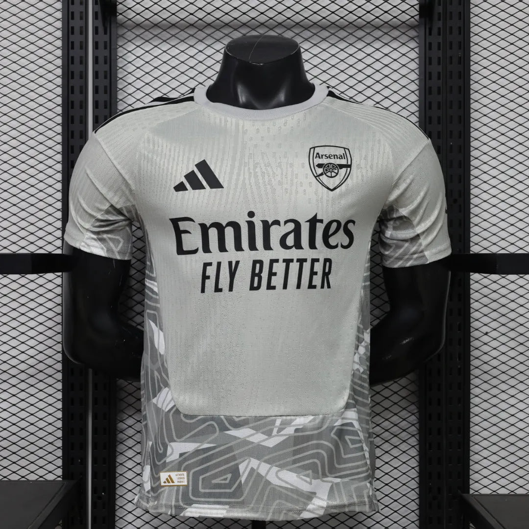 Arsenal 2026-2027 Gray Goalkeeper Player Version Jersey