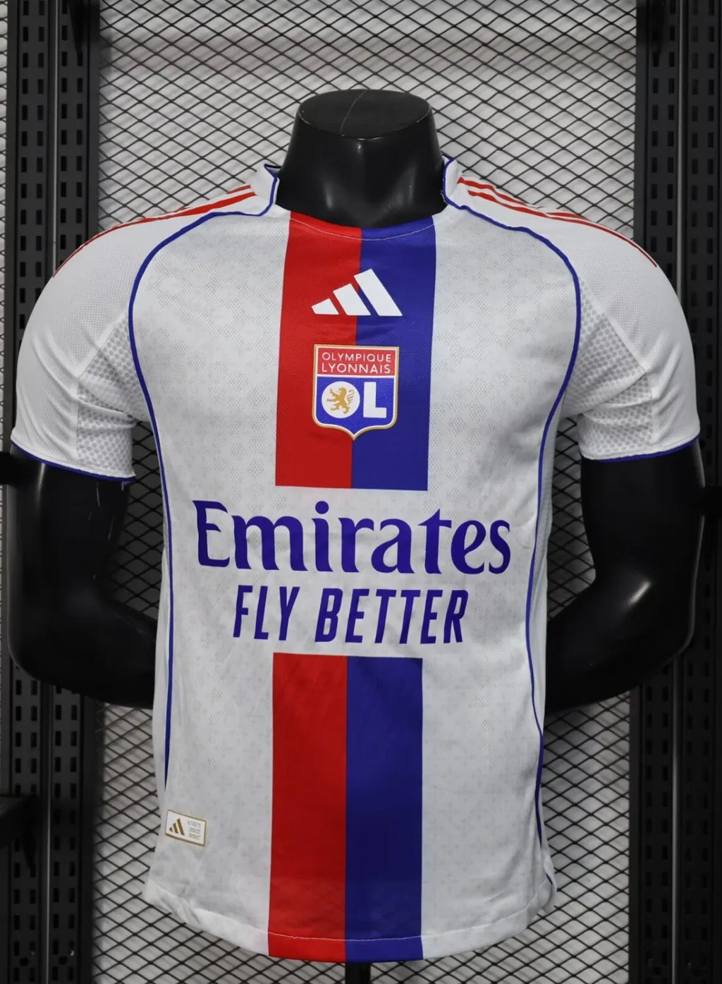 Lyon 2025-2026 Player Version Home Jersey