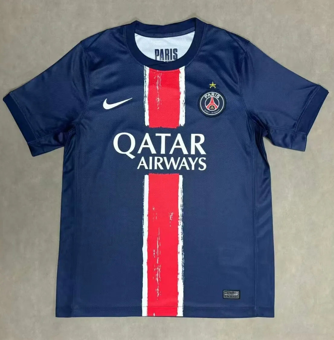 Paris Saint-Germain 2024-2025 Home Fan Version Jersey with Embroidered Star