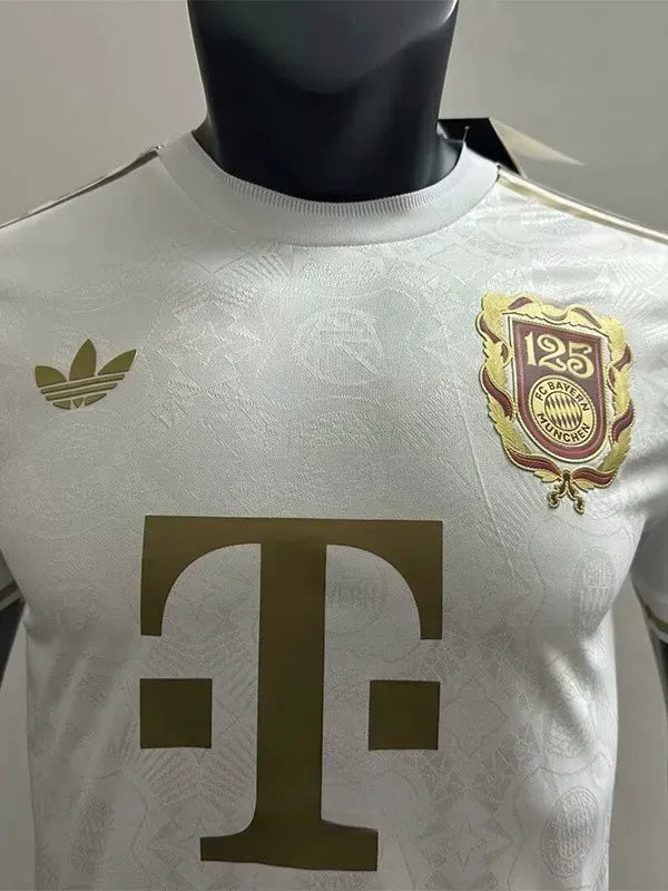 Bayern Munich 2025-2026 White 125th Anniversary Player Version Jersey