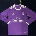 Real Madrid 2016-2017 Retro Away Long Sleeve Jersey