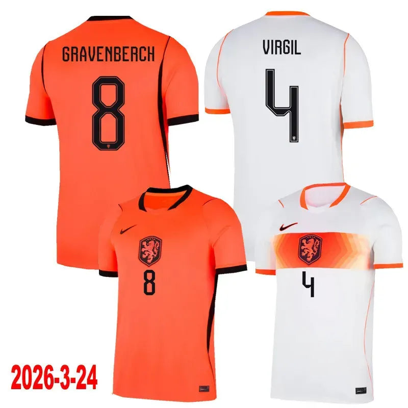 Netherlands 2026-27 Away Player Version Jersey