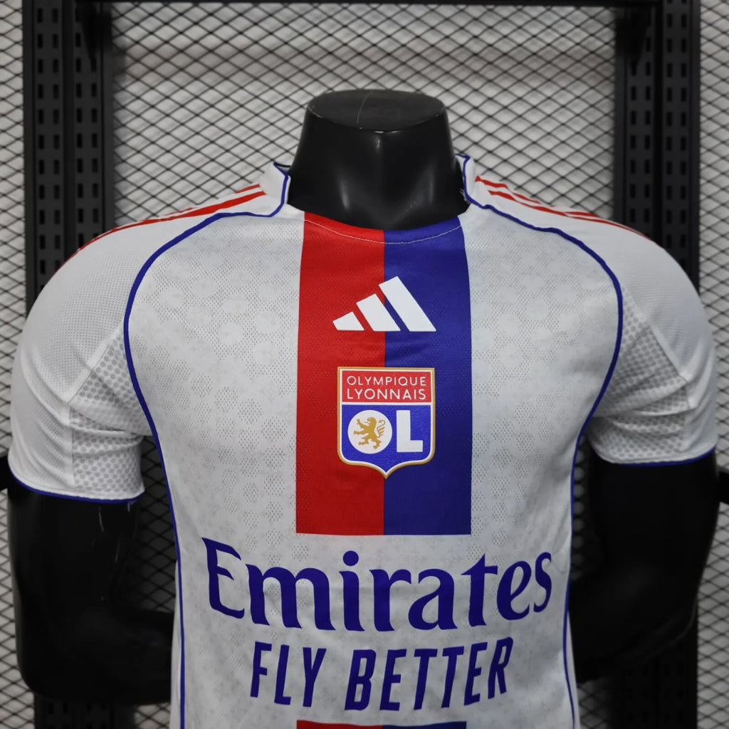 Lyon 2025-2026 Player Version Home Jersey