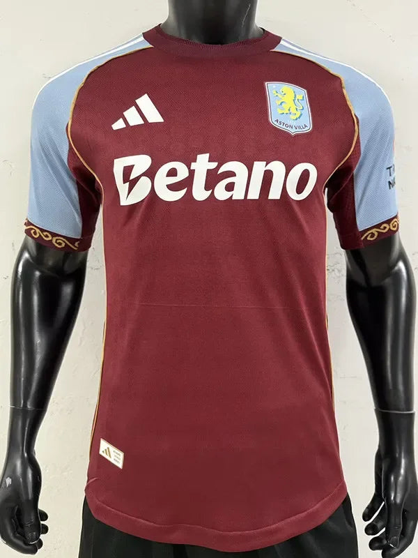 Aston Villa 2025-26 Home Player Version Jersey