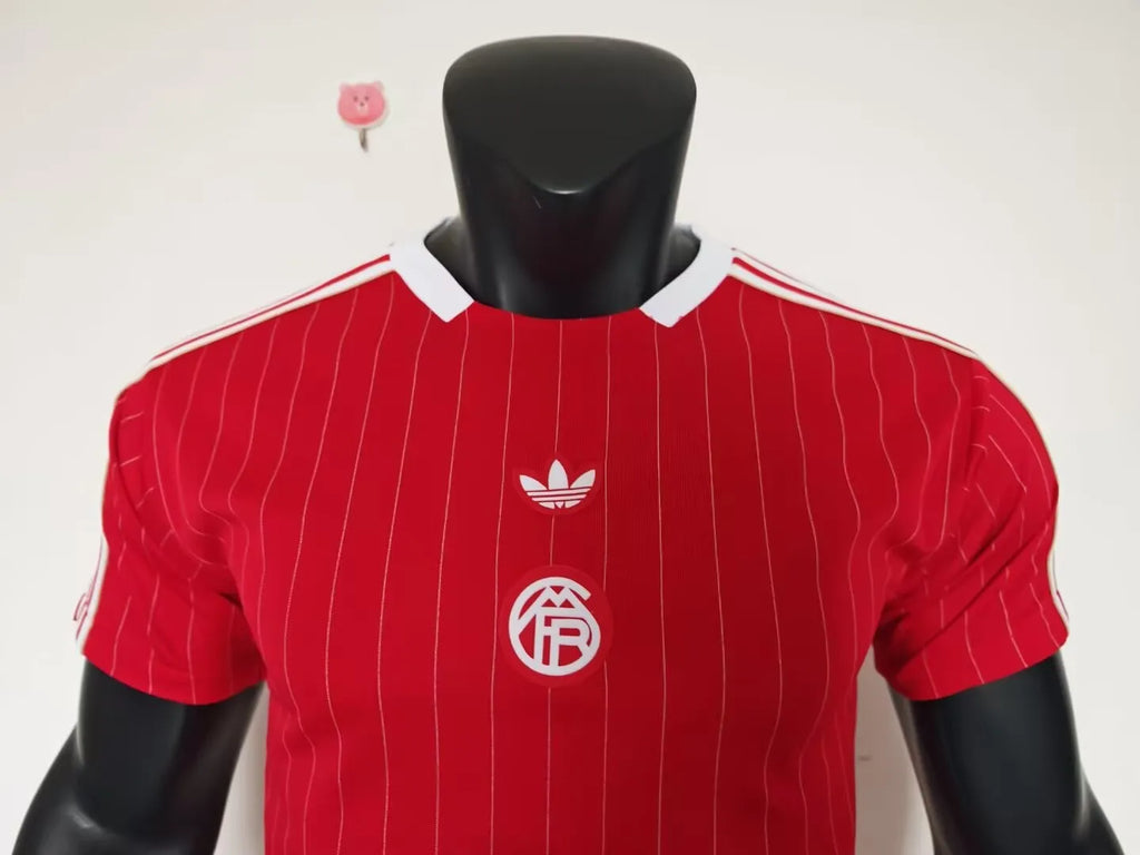 Bayern Munich 2025-2026 Red Casual Edition Player Version Jersey