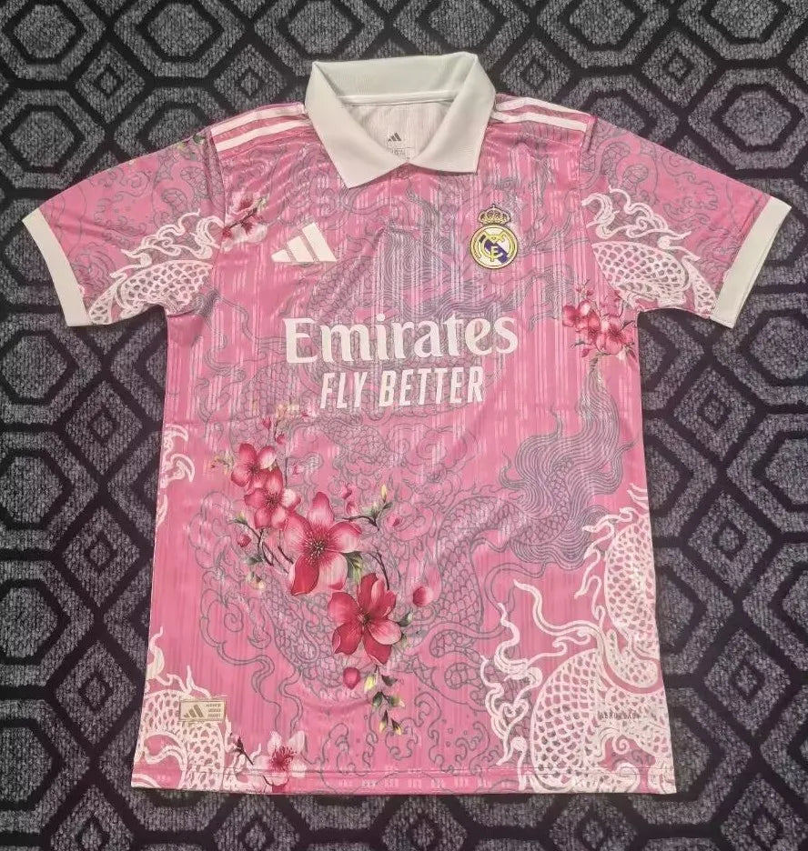 Real Madrid 2025-2026 Pink Special Edition Fan Version Training Shirt