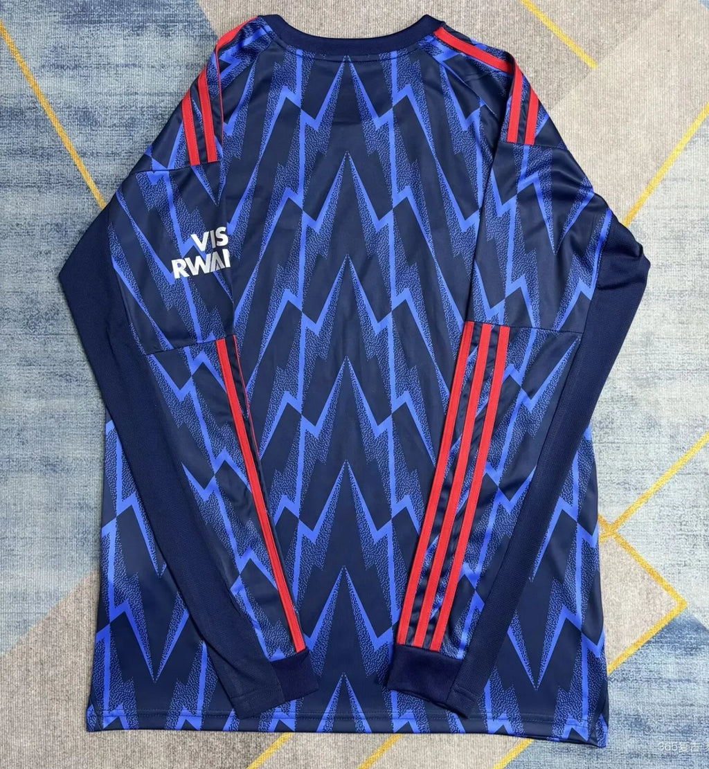 Arsenal 2025-2026 Away Long Sleeve Fan Version Jersey