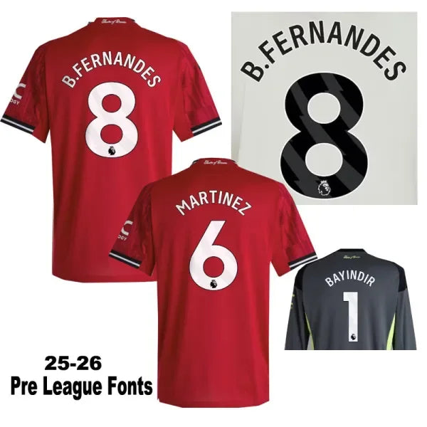 Manchester United 2025-26 Home Player Version Jersey