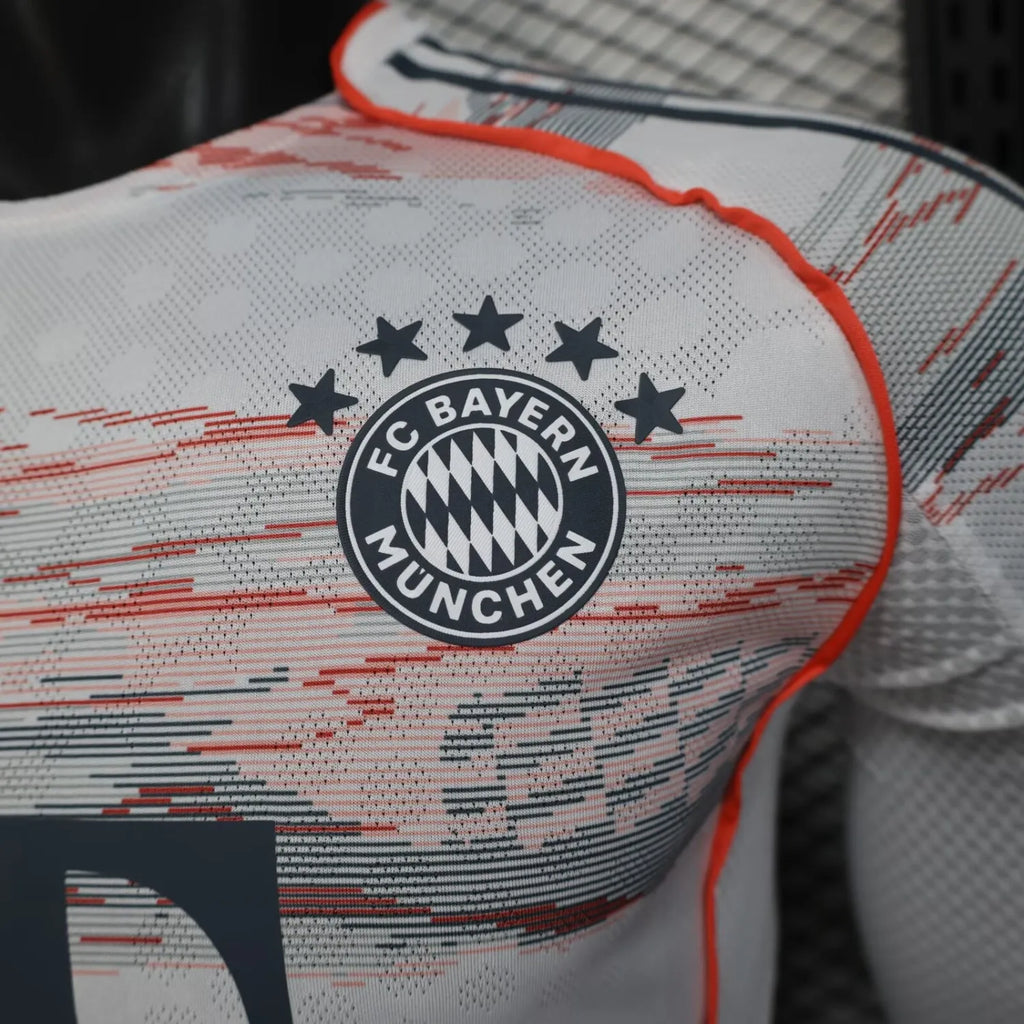 Bayern Munich 2025-2026 Away Player Version Long Sleeve Jersey