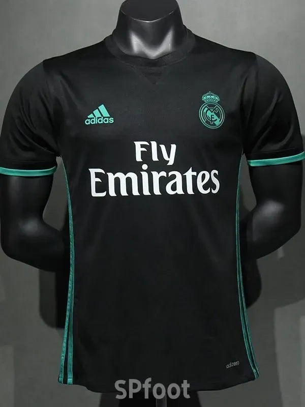 Real Madrid 2017-2018 Retro Away Player Version Jersey
