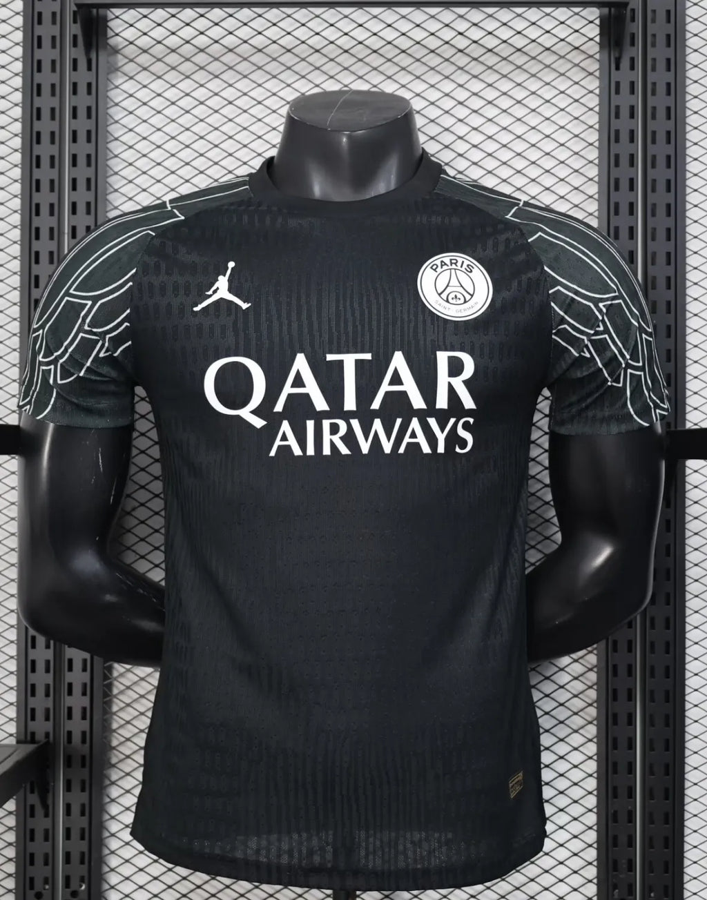 Paris Saint-Germain 2025-2026 Black Goalkeeper Player Version Jersey