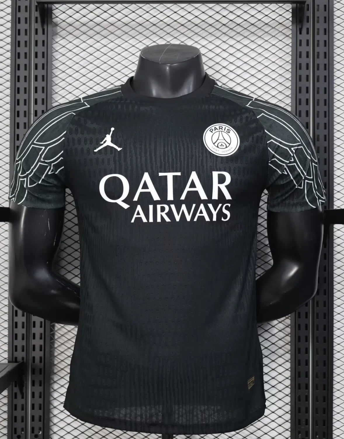 Paris Saint-Germain 2025-2026 Black Goalkeeper Player Version Jersey