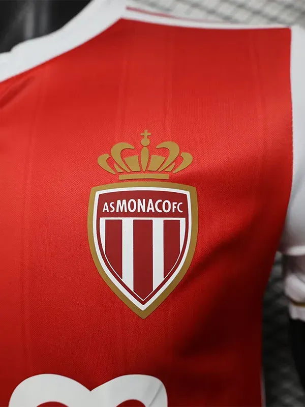 Monaco 2025-2026 Player Version Home Jersey