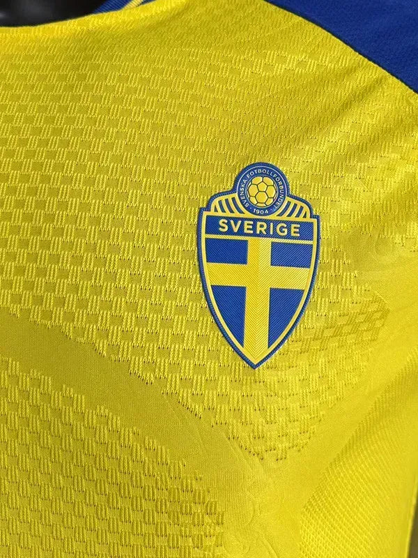 Sweden 2026-27 Home Player Version Jersey