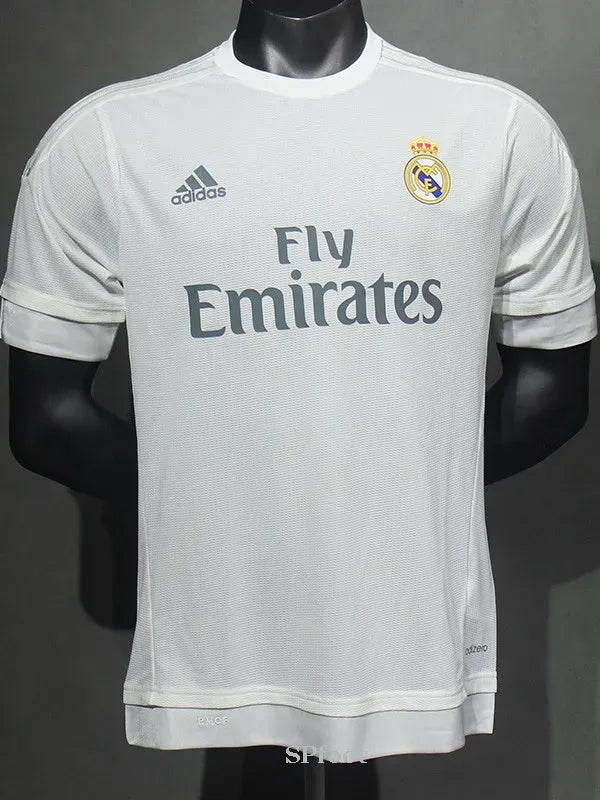 Real Madrid 2015-2016 Retro Home Player Version Jersey