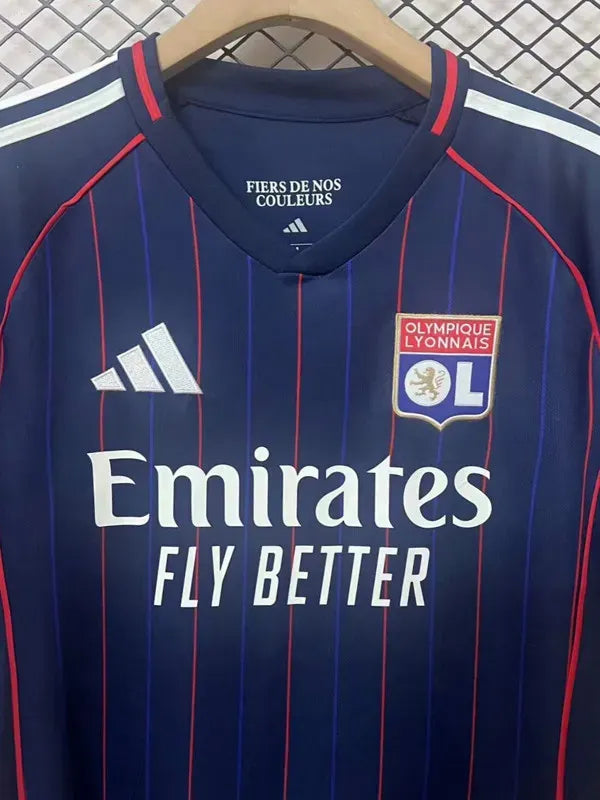 Lyon 2025-2026 Fan Version Away Jersey