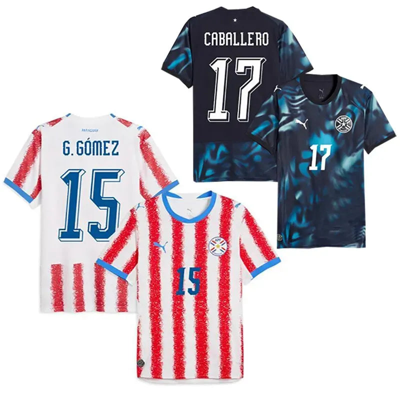 Paraguay 2026-27 Home Player Version Jersey