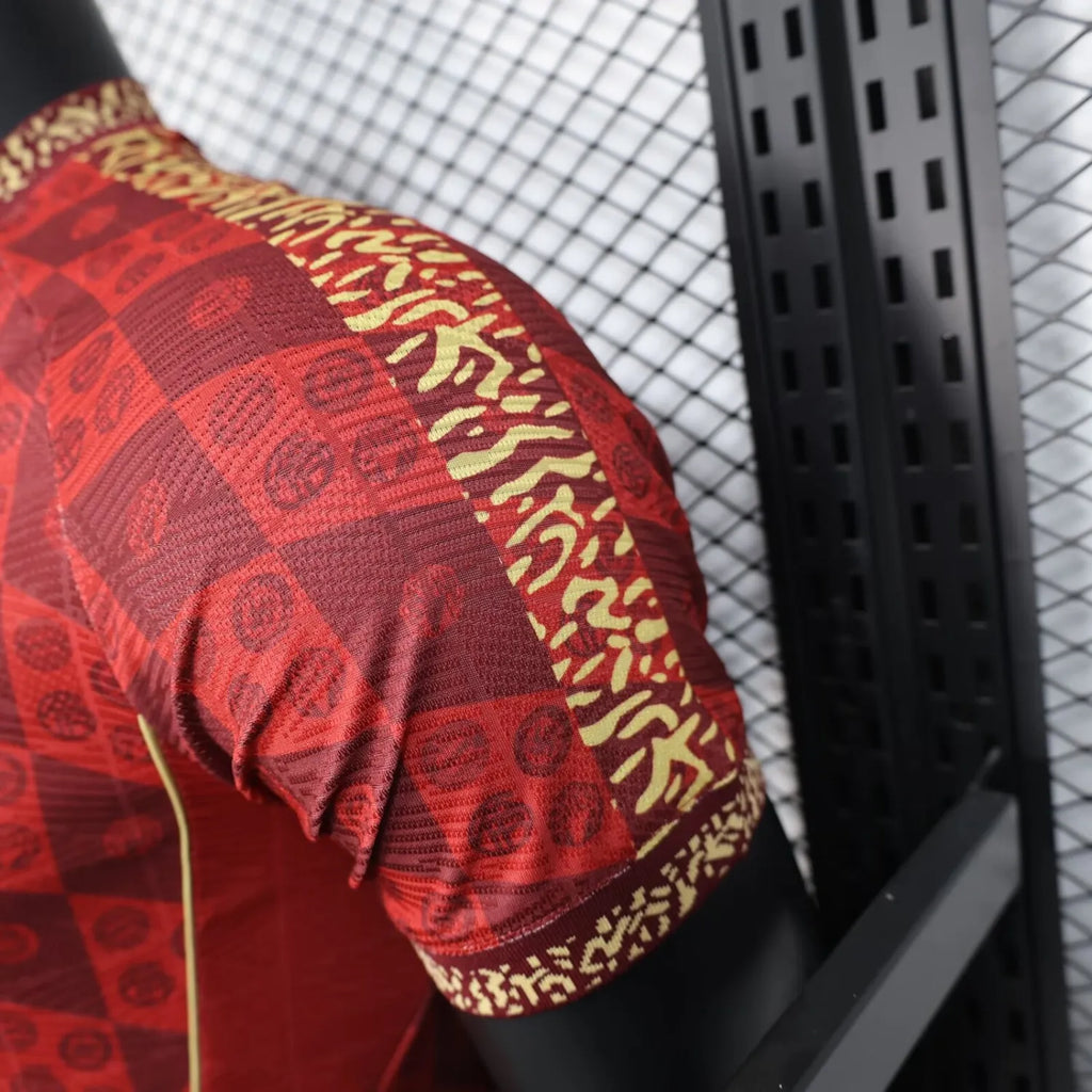 Bayern Munich 2025-2026 Red 125th Anniversary Player Version Jersey