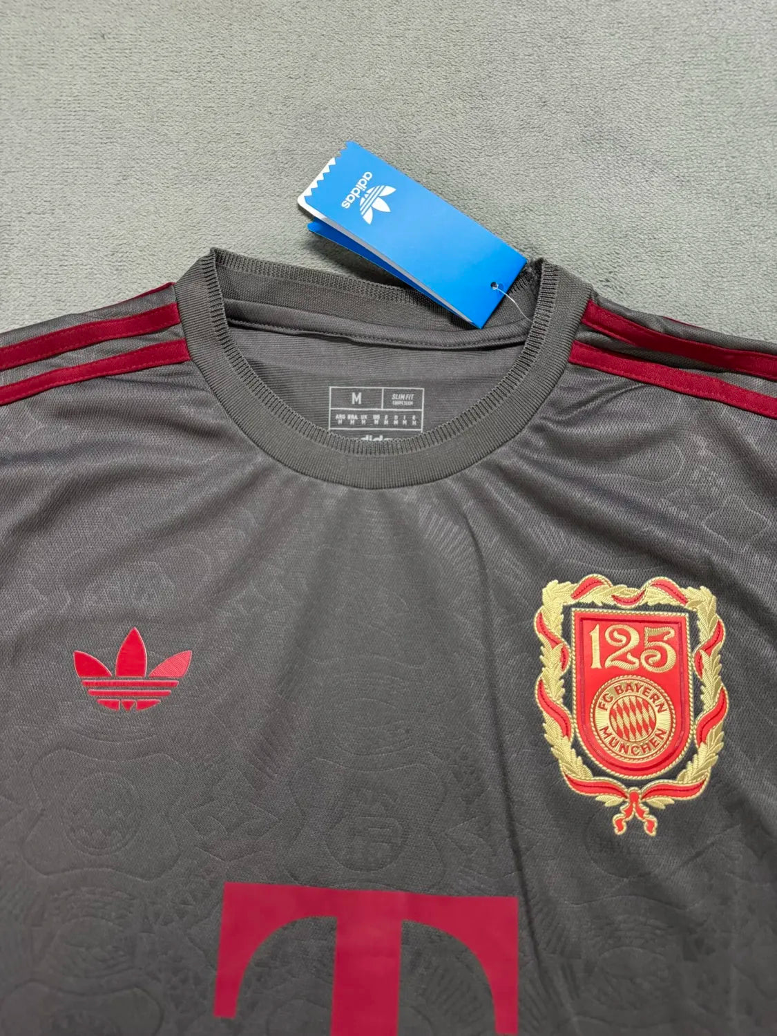 Bayern Munich 2025-2026 Gray 125th Anniversary Fan Version Jersey