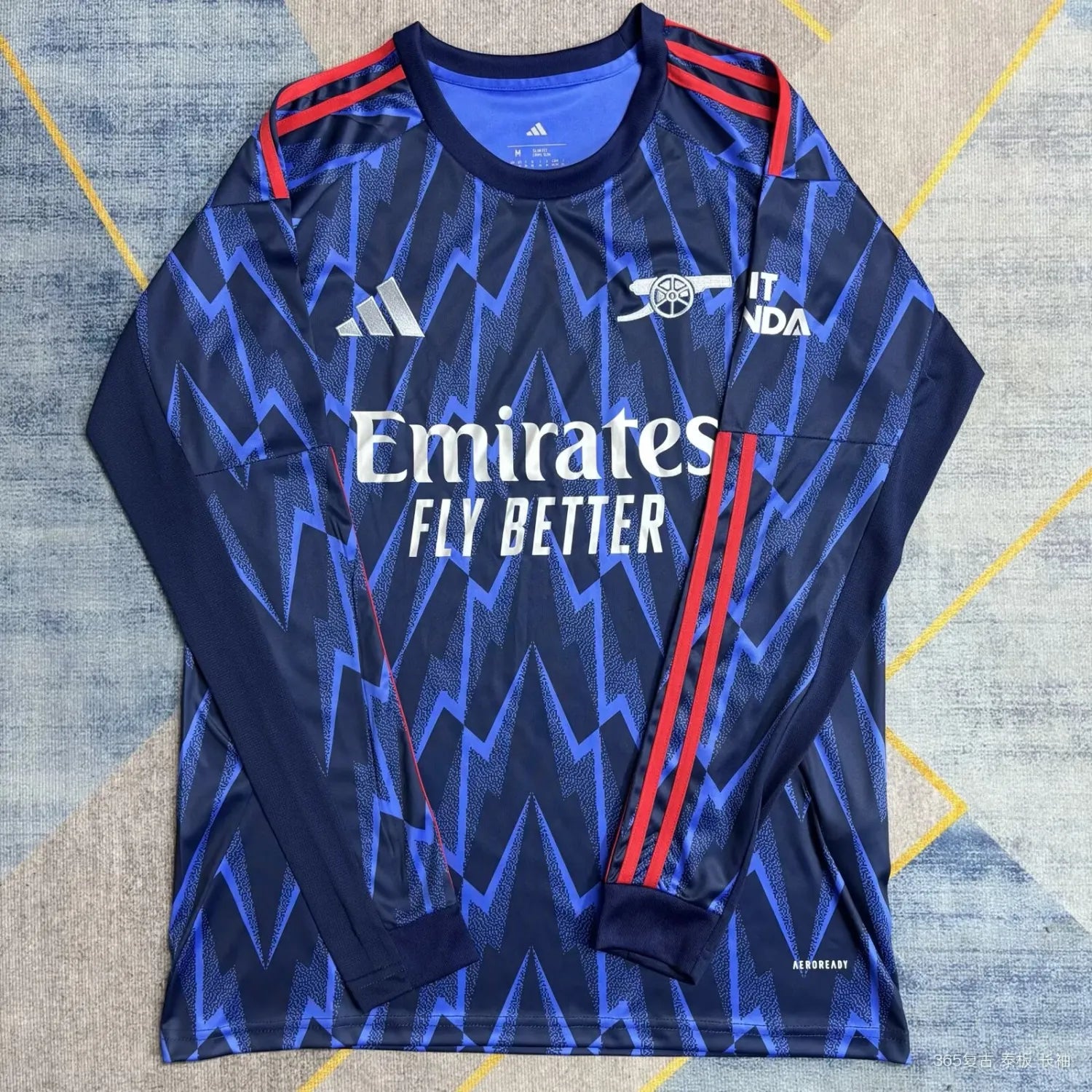 Arsenal 2025-2026 Away Long Sleeve Fan Version Jersey
