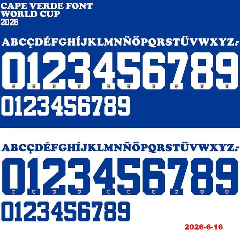 Cape Verde 2026-27 Away Fan Version Jersey