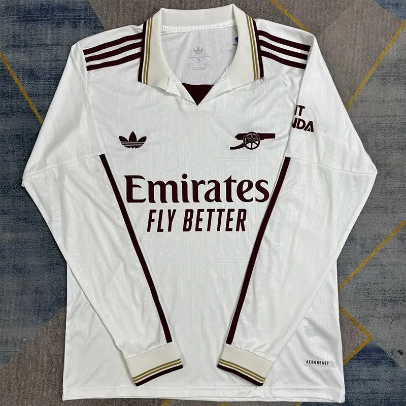 Arsenal 2025-2026 Third Long Sleeve Fan Version Jersey