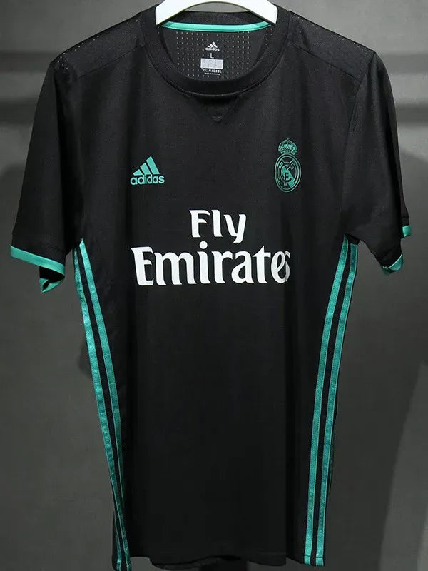 Real Madrid 2017-2018 Retro Away Player Version Jersey