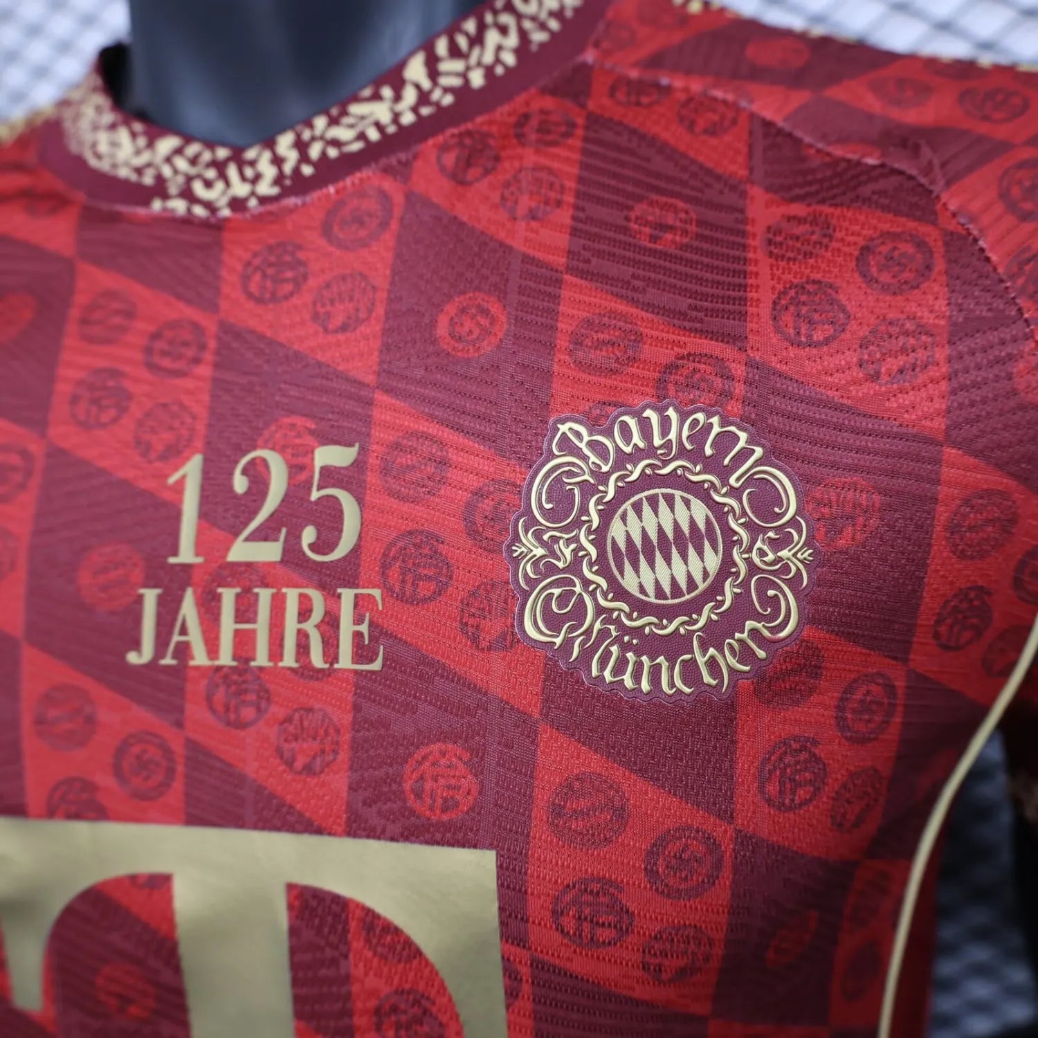 Bayern Munich 2025-2026 Red 125th Anniversary Player Version Jersey
