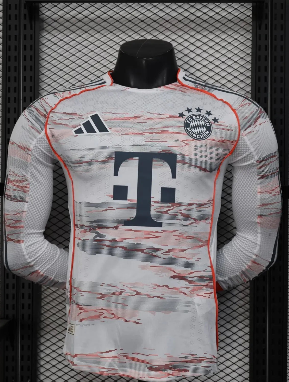 Bayern Munich 2025-2026 Away Player Version Long Sleeve Jersey