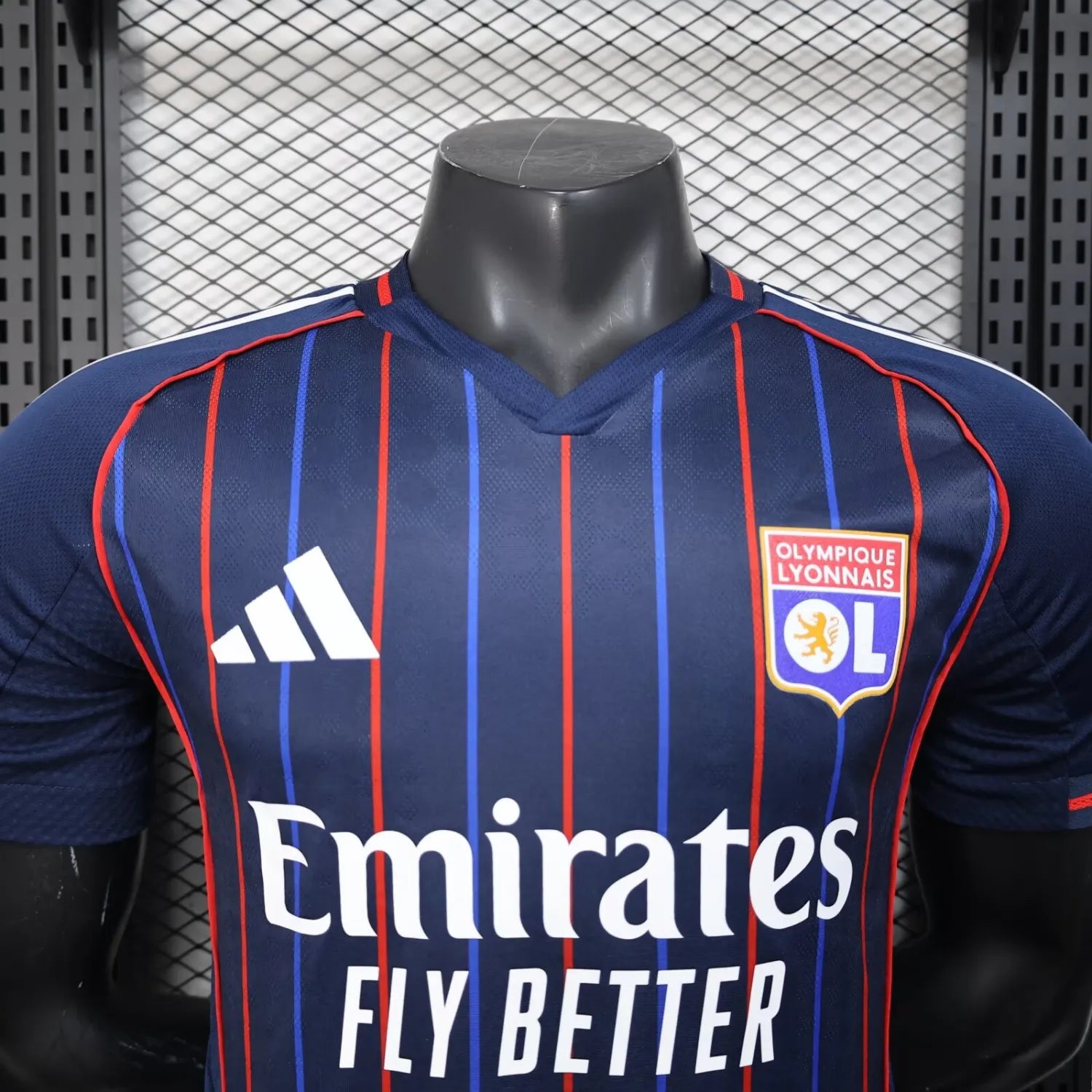 Lyon 2025-2026 Player Version Away Jersey