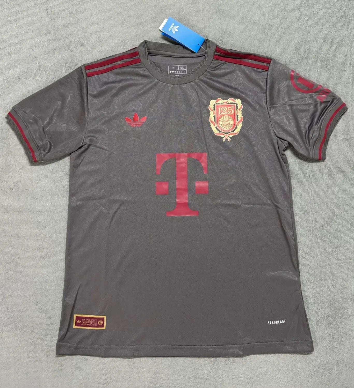 Bayern Munich 2025-2026 Gray 125th Anniversary Fan Version Jersey