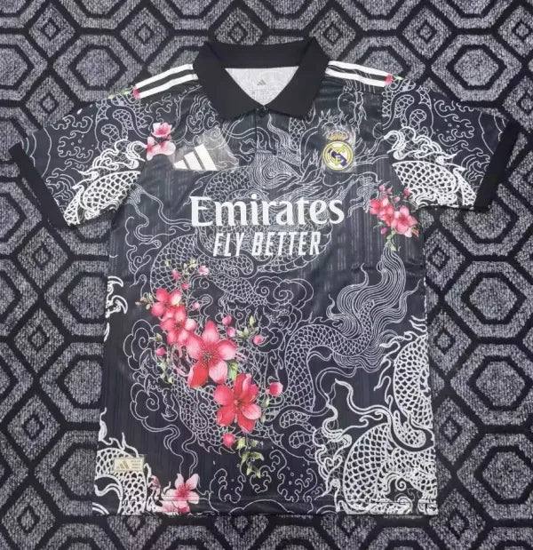 Real Madrid 2025-2026 Black Special Edition Fan Version Training Shirt