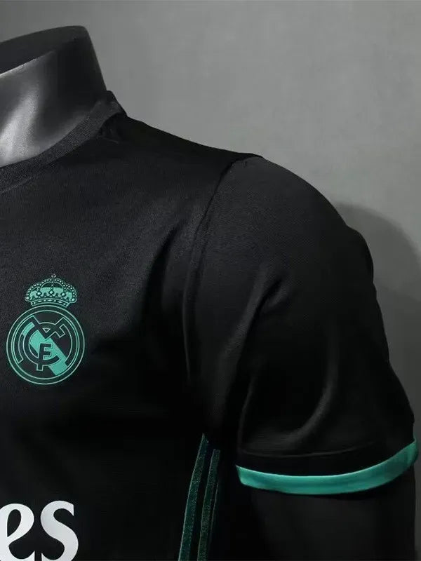 Real Madrid 2017-2018 Retro Away Player Version Jersey