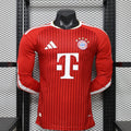 Bayern Munich 2026-2027 Player Version Home Long Sleeve Jersey