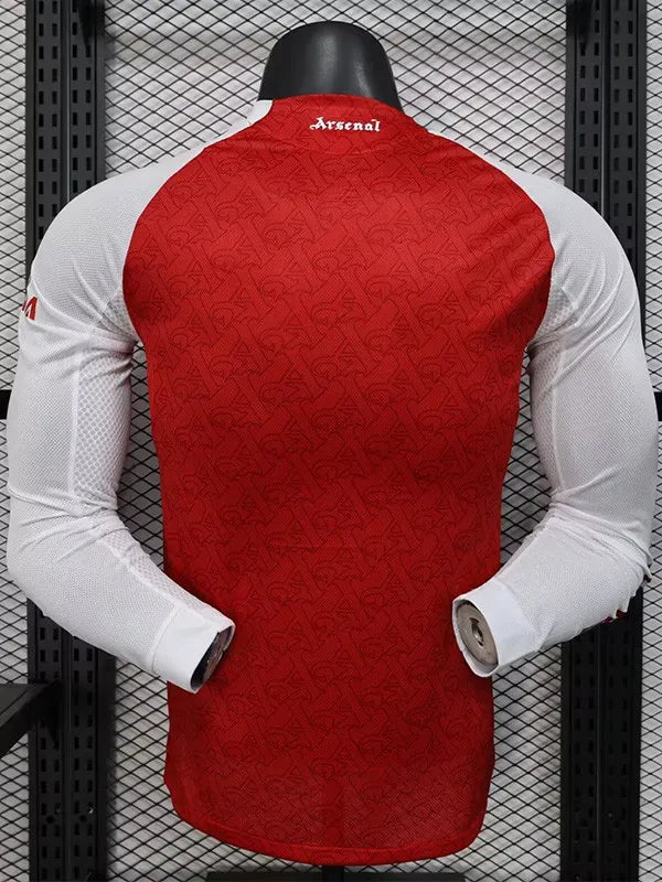 Arsenal 2025-2026 Home Player Version Long Sleeve Jersey