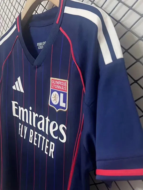 Lyon 2025-2026 Fan Version Away Jersey