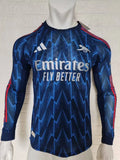 Arsenal 2025-2026 Away Long Sleeve Player Version Jersey