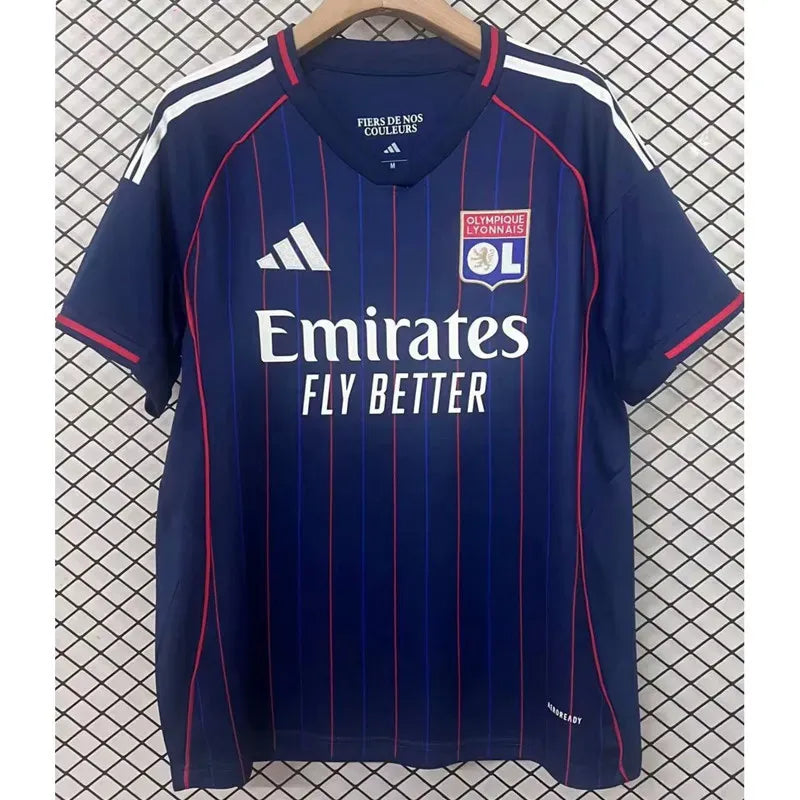 Lyon 2025-2026 Fan Version Away Jersey