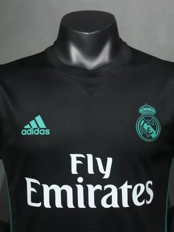 Real Madrid 2017-2018 Retro Away Player Version Jersey