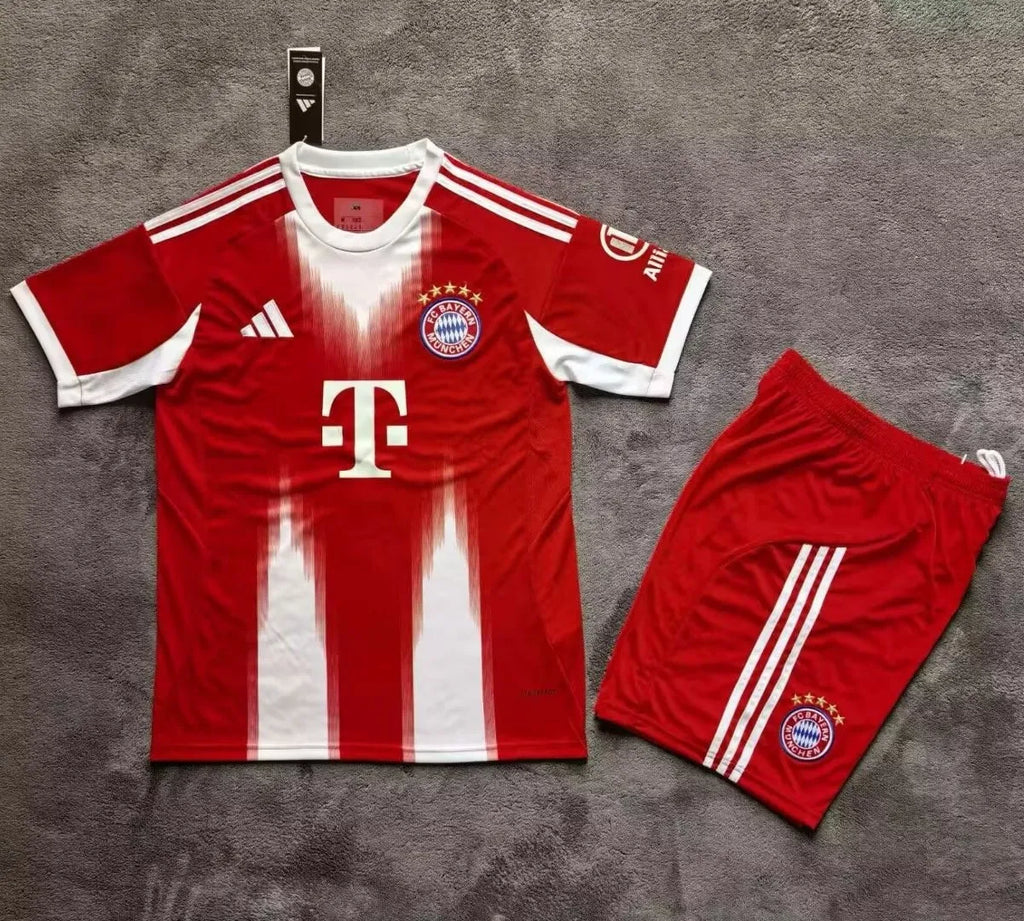 Bayern Munich 2025-2026 Home Jersey and Shorts Set