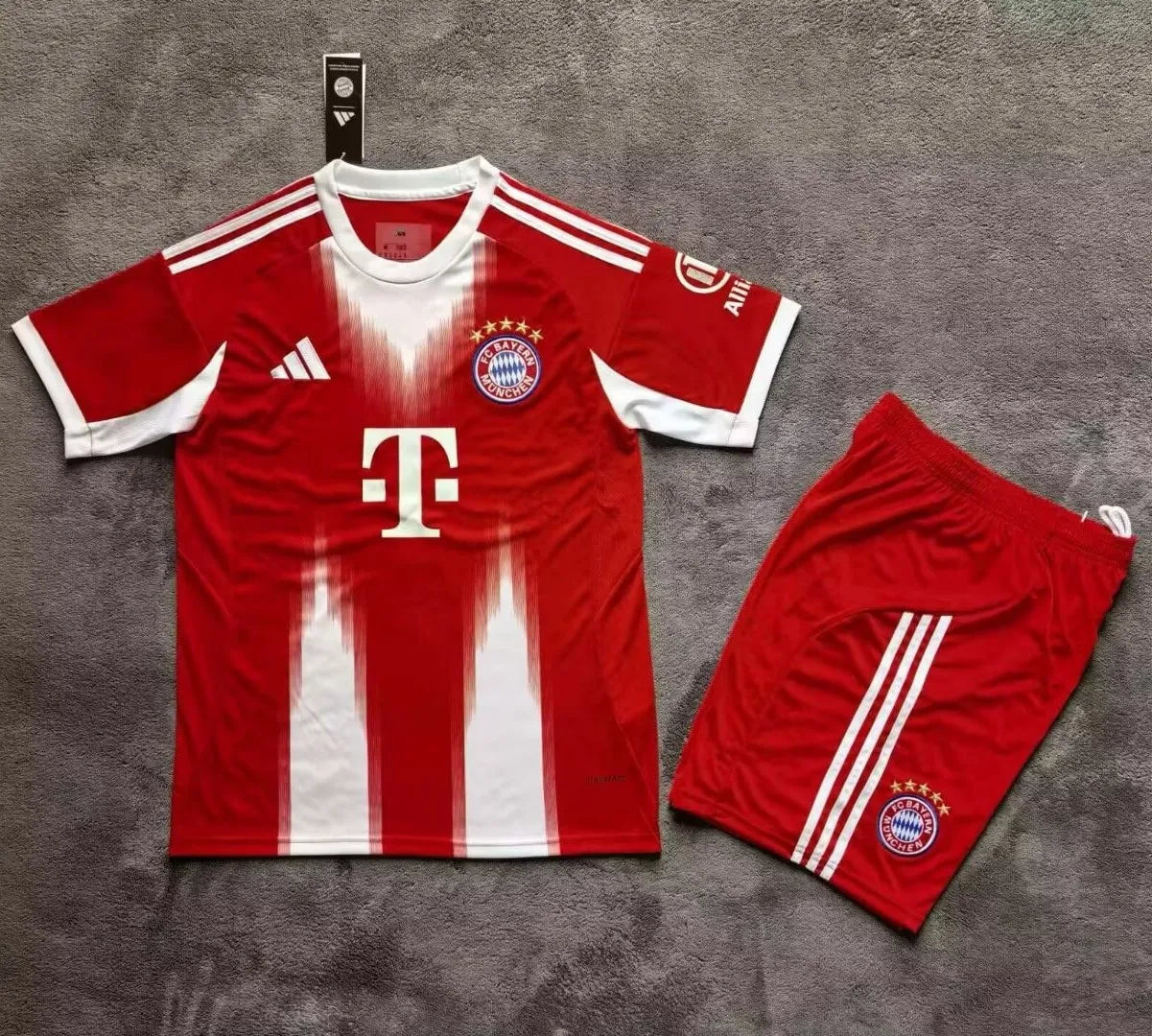Bayern Munich 2025-2026 Home Jersey and Shorts Set