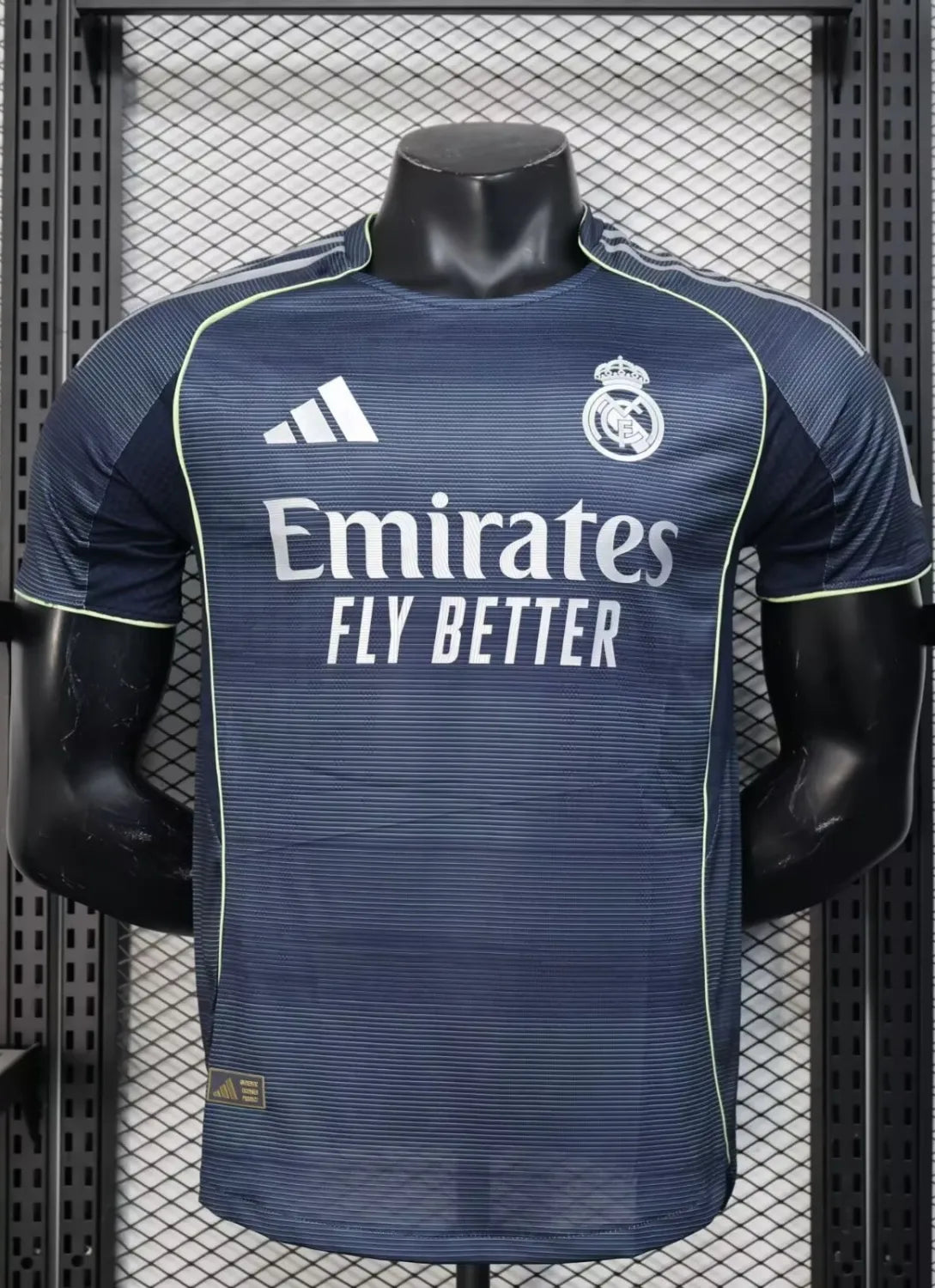 Real Madrid 2025-2026 Player Version Away Jersey