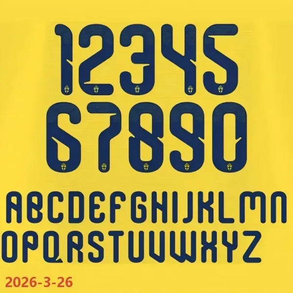 Sweden 2026-27 Home Player Version Jersey