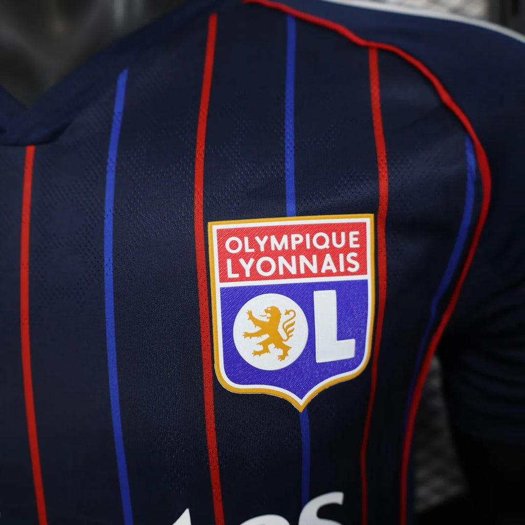 Lyon 2025-2026 Player Version Away Jersey