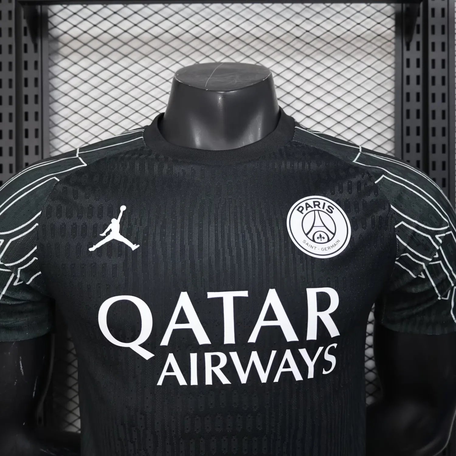 Paris Saint-Germain 2025-2026 Black Goalkeeper Player Version Jersey