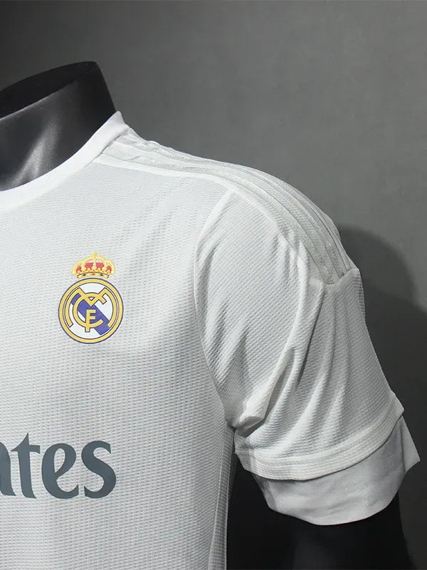 Real Madrid 2015-2016 Retro Home Player Version Jersey