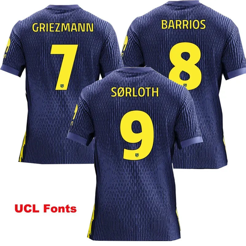 Atlético Madrid 2025-2026 Player Version Away Jersey